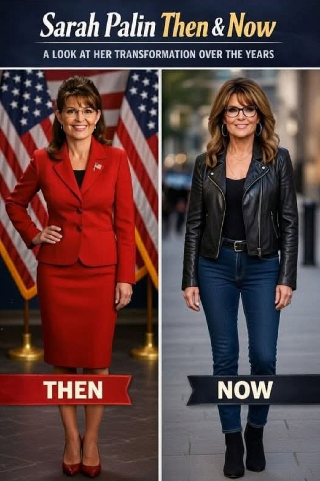 Sarah Palin Then & Now: A Look at Her Transformation Over the Years”…See more👇