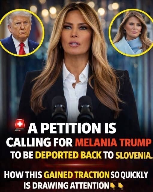 A PETITION CALLING FOR MELANIA TRUMP’S DEPORTATION JUST STARTED GAINING SERIOUS MOMENTUM.