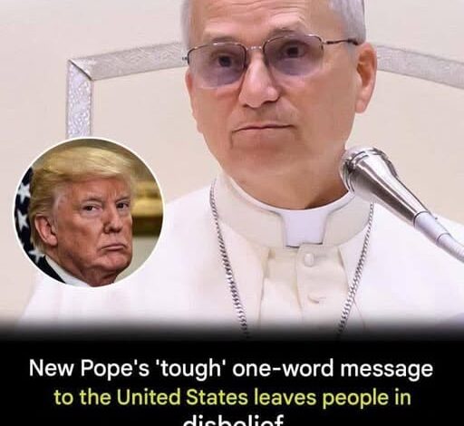 Pope’s short message to the United States goes viral…See more
