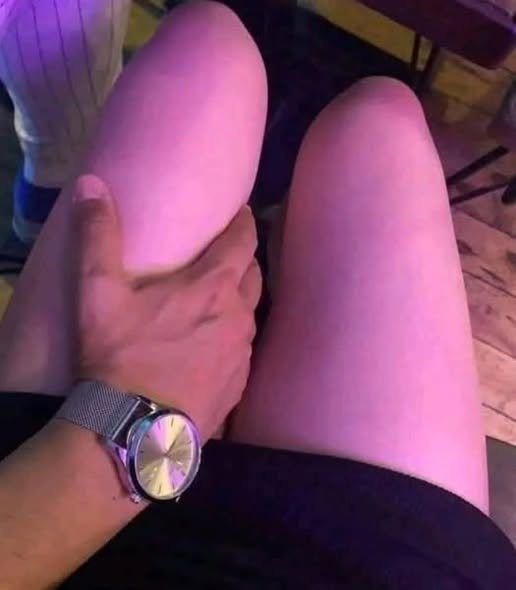 If a man puts his hand on your leg it’s because.. See more