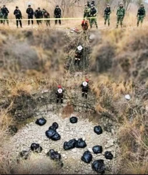 Chilling: More than two dozen bodies found in black bags in a well…see more