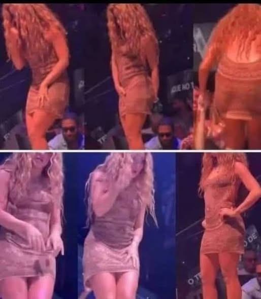 The moment Shakira leaves the stage after noticing that… See more
