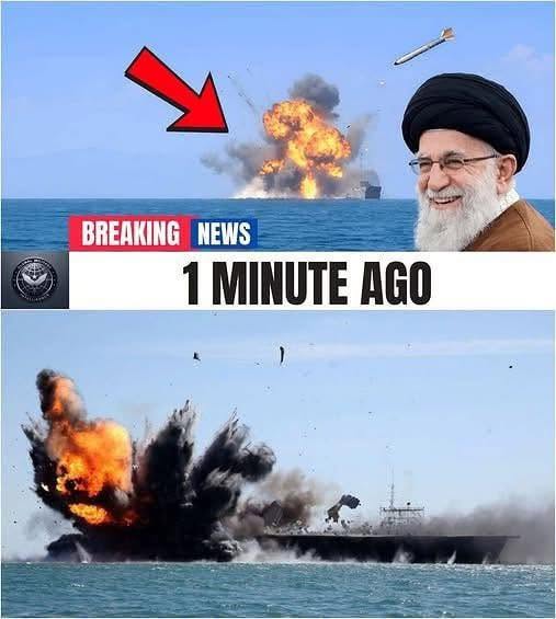 Iran Tried to Sink a U.S. Aircraft Carrier — 32 Minutes Later, Everything Was Gone //See More in comment