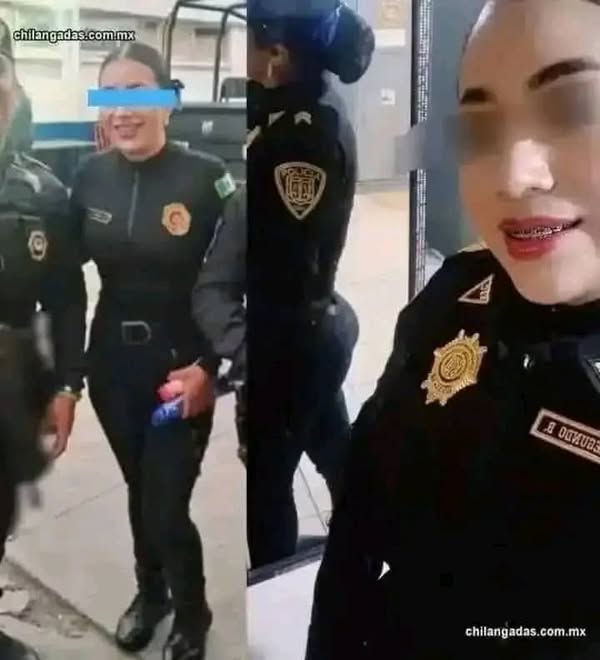 This young policewoman recorded it after her shift… See more
