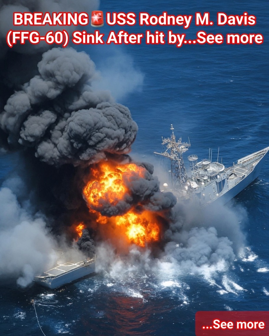 BREAKING🚨USS Rodney M. Davis (FFG-60) Sink After hit by…See more👇👇👇