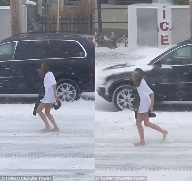Cheating Wife Caught Running Home In The Snow. Try not to gasp when you see the VIDEO. The video is in the first comment