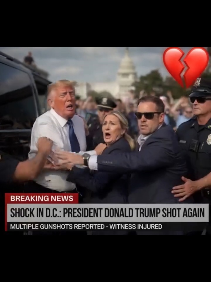 Chaos as the President of the United States was… See more