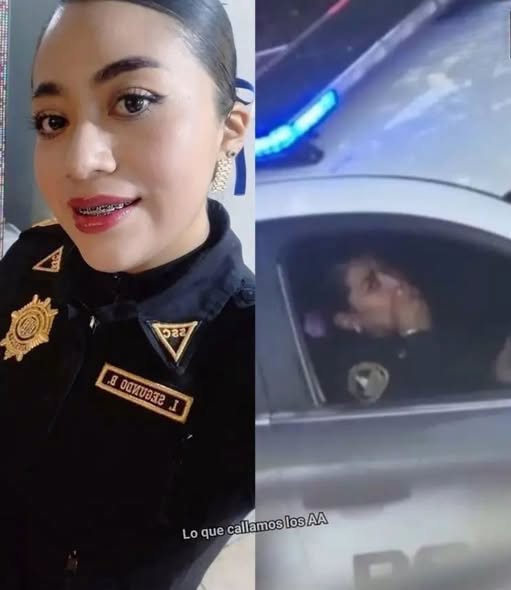 This young policewoman was filmed after her shift…see more