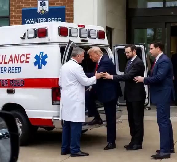 20 minutes ago, Trump arrived at the hospital…See more