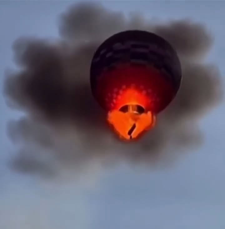 30 Minute Ago Tragic Hot Air Balloon Fire Claims Lives…see more