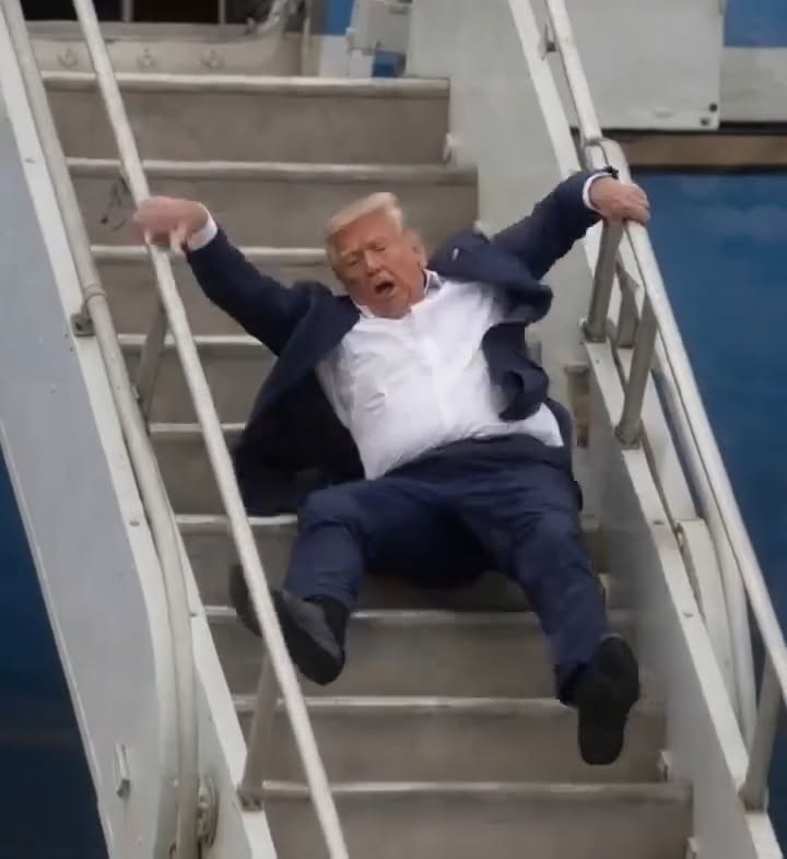 Trump FALLS AGAIN! — White House Doctor Breaks S ….See more