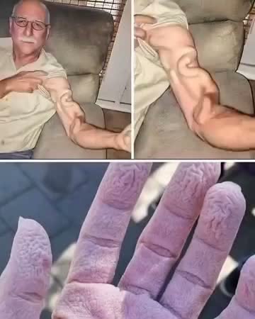 A man goes to stretch and ends up feeling a sharp pain in his arm, it was a ca… See more