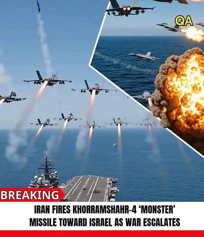 BREAKING NEWS: Iran Fires Khorramshahr-4 ‘Monster’ Missile Toward Israel as War Escalates 💥🚀