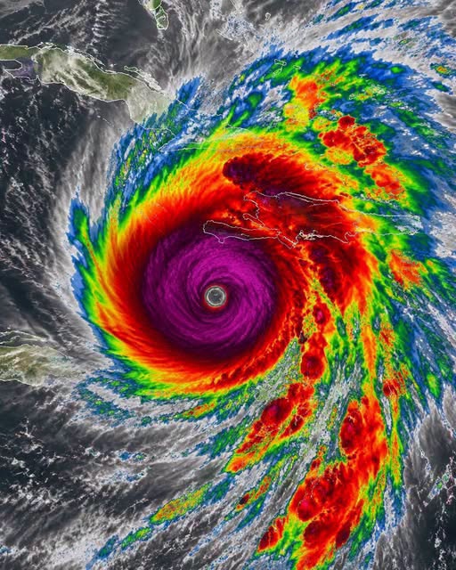 BREAKING NEWS Large Hurricane MELISSA CATEGORY 5 forming… See more