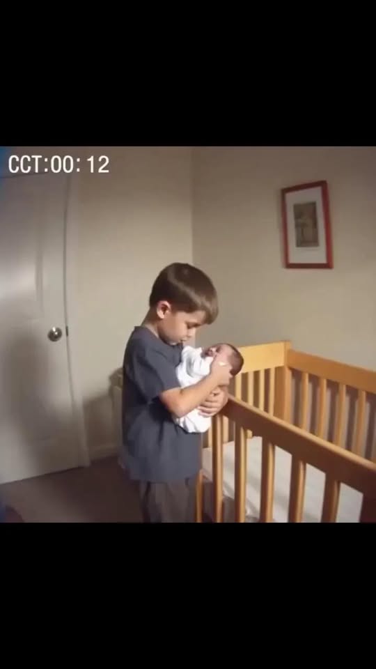 Young parents observed their eldest son going into his younger brothers room each morning at!