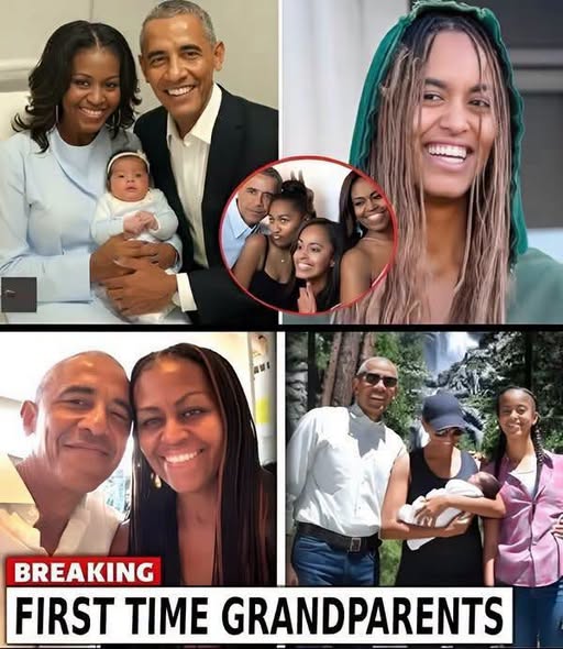 Michelle and Barack Obama Meets Malia’s Newborn for the FIRST Time Cute Moments!!!