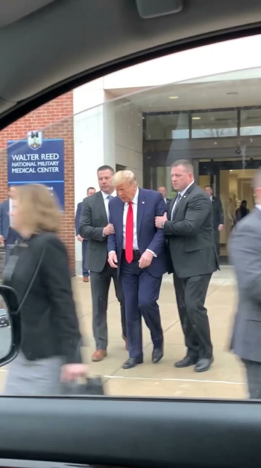 BREAKING: There are some reports Trump has been taken to Walter Reed Hospital…see more