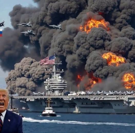 13 minutes ago: Russian Su-57 pilot destroys US aircraft carrier carrying 700 tanks