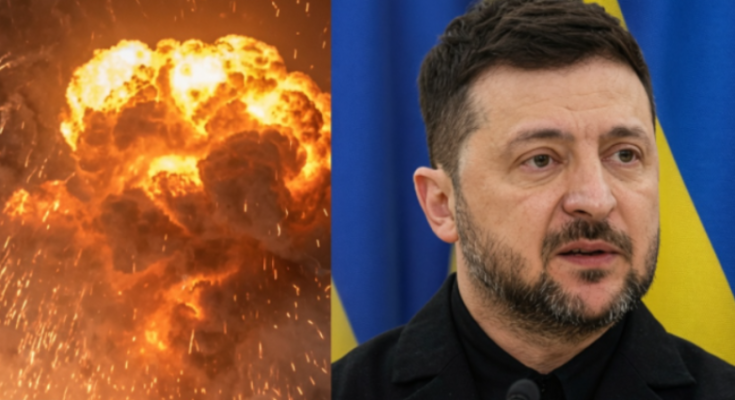 BREAKING NEWS!! Zelenskyy reportedly k!lled in Russian airstrike …. See more