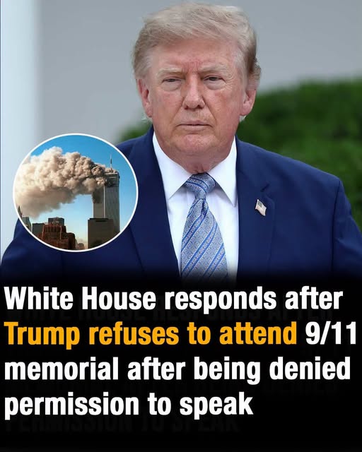 Trump will NOT be attending the 9/11 ceremony in New York City