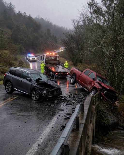 A severe accident happened just minutes ago on the Sa… see more… ﾠ