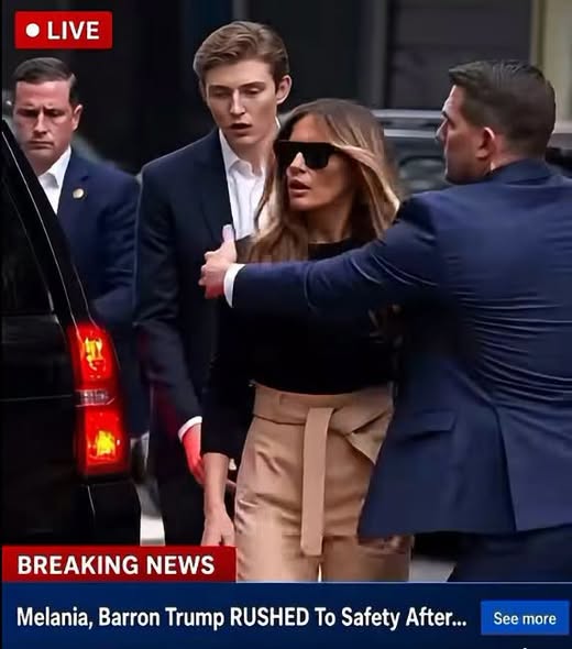 Melania and Barron Trump were rushed to safety after… Read more