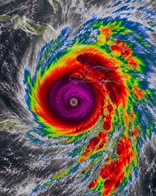 BREAKING NEWS Large Hurricane MELISSA CATEGORY 5 forming… See more