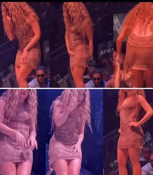 The moment Shakira leaves the stage after noticing that… See more